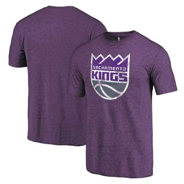 Sacramento Kings Heather Purple Distressed Team Logo Fanatics Branded Tri-Blend T-Shirt,We sell and wholesale Sacramento Kings Heather Purple Distressed Team Logo Fanatics Branded Tri-Blend T-Shirt on line form chian!